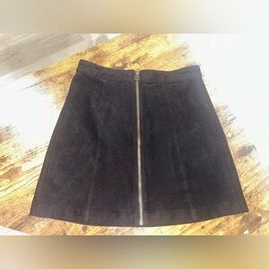 Wilfrid Free Faux Suede Skirt Size 4
